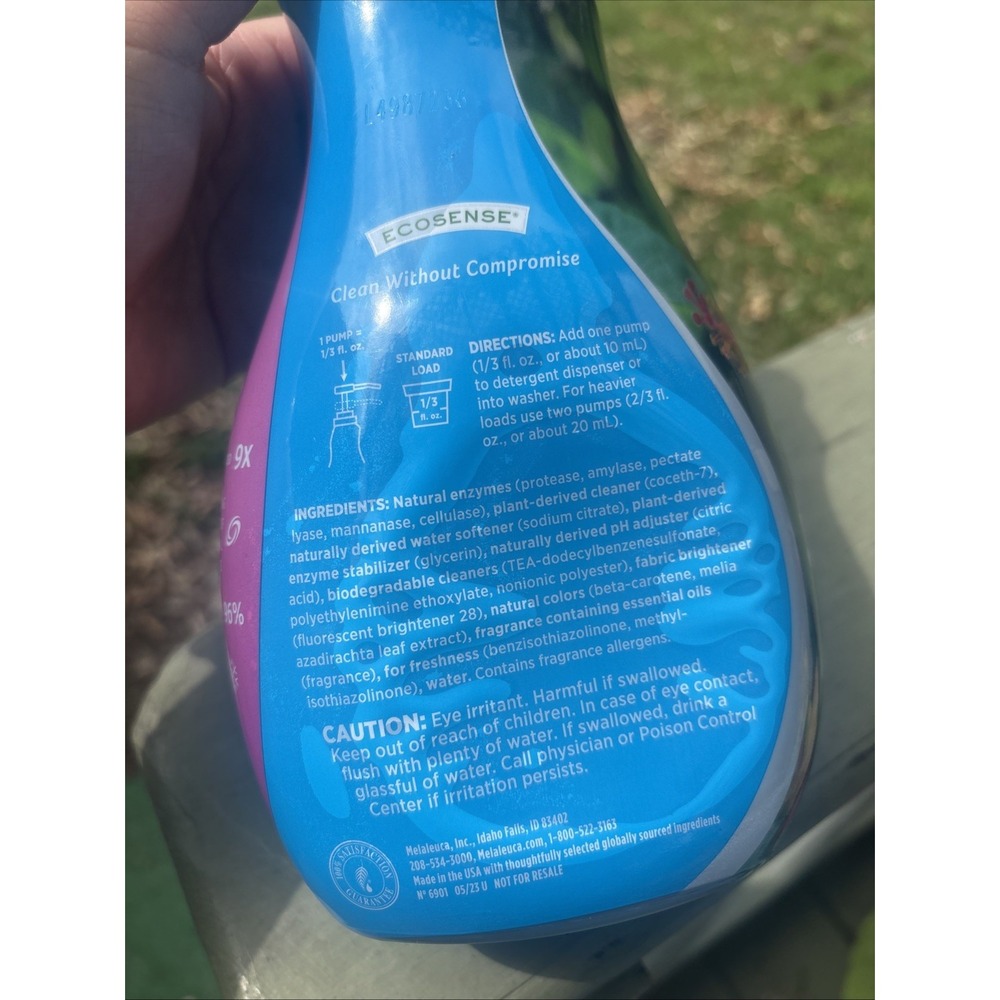 Melaleuca Melapower 9x HE Laundry Detergent 32oz 96 Loads Island Breeze Scent - Picture 3 of 6